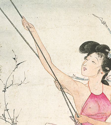 兴宾-胡也佛的仕女画和最知名的金瓶梅秘戏图